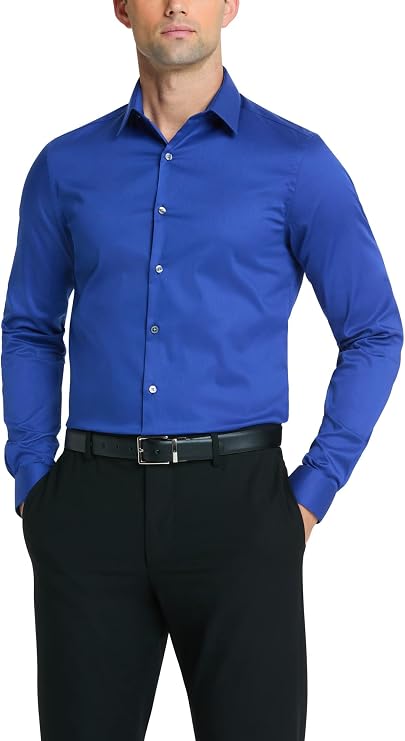 Van Heusen Men's Flex Collar Slim Fit Stretch Dress Shirt