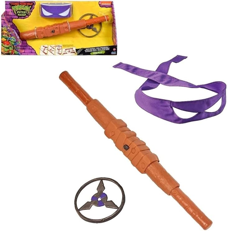 Teenage Mutant Ninja Turtles: Mutant Mayhem Donatello Bo Staff Basic Role Play Set by Playmates Toys