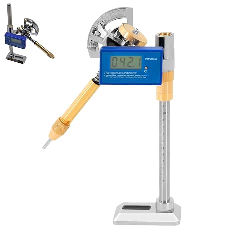 Gemstone Faceting Machine, Digital Display Angle Manipulator, Height Adjustable Mast Faceting Equipment with Locator, Professional Angle Polishing Tool for Jewel Processing