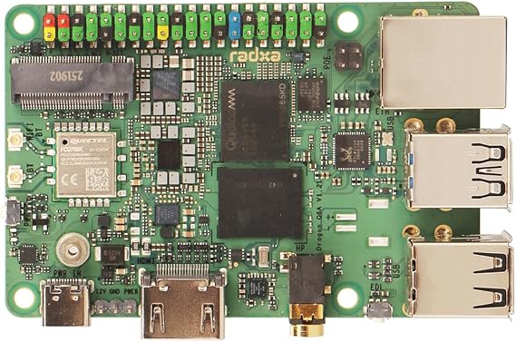 Radxa Dragon Q6A,Edge AI 12 Tops,LPDDR5,Octa-core Tri-Cluster CPU,Flagship GPU (Dragon Q6A 12GB)