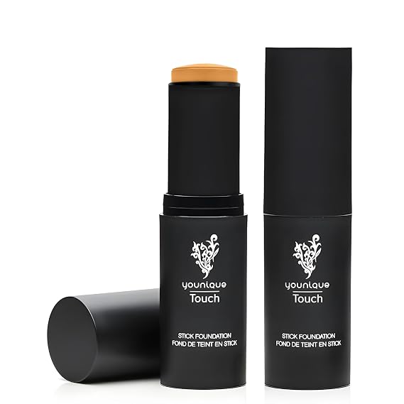 Younique Touch Stick Foundation | Velour | Medium to Full Coverage Makeup & Concealer | Velvet Finish | Infused with Squalane & Safflower Oil | Compact, Travel-Ready Foundation