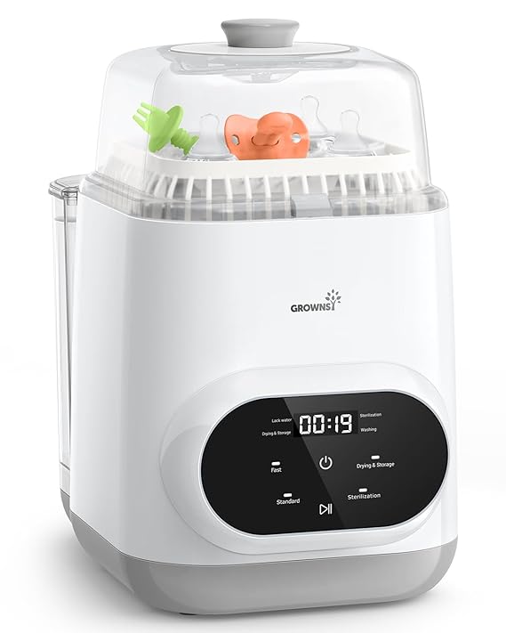 Grownsy EaseClean Bottle Washer All-in-One Washer and Sterilizer and Dryer
