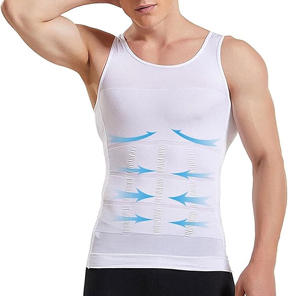 Compression Vest for Men Shapewear Slimming Vest Tummy Control Body Shaper Undershirt Tank Tops