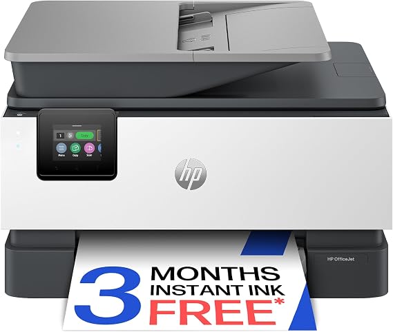 HP OfficeJet Pro 9120e All-in-One Printer | Colour | Printer for Small Office | Print, Scan, Copy Automatic Document Feeder|
