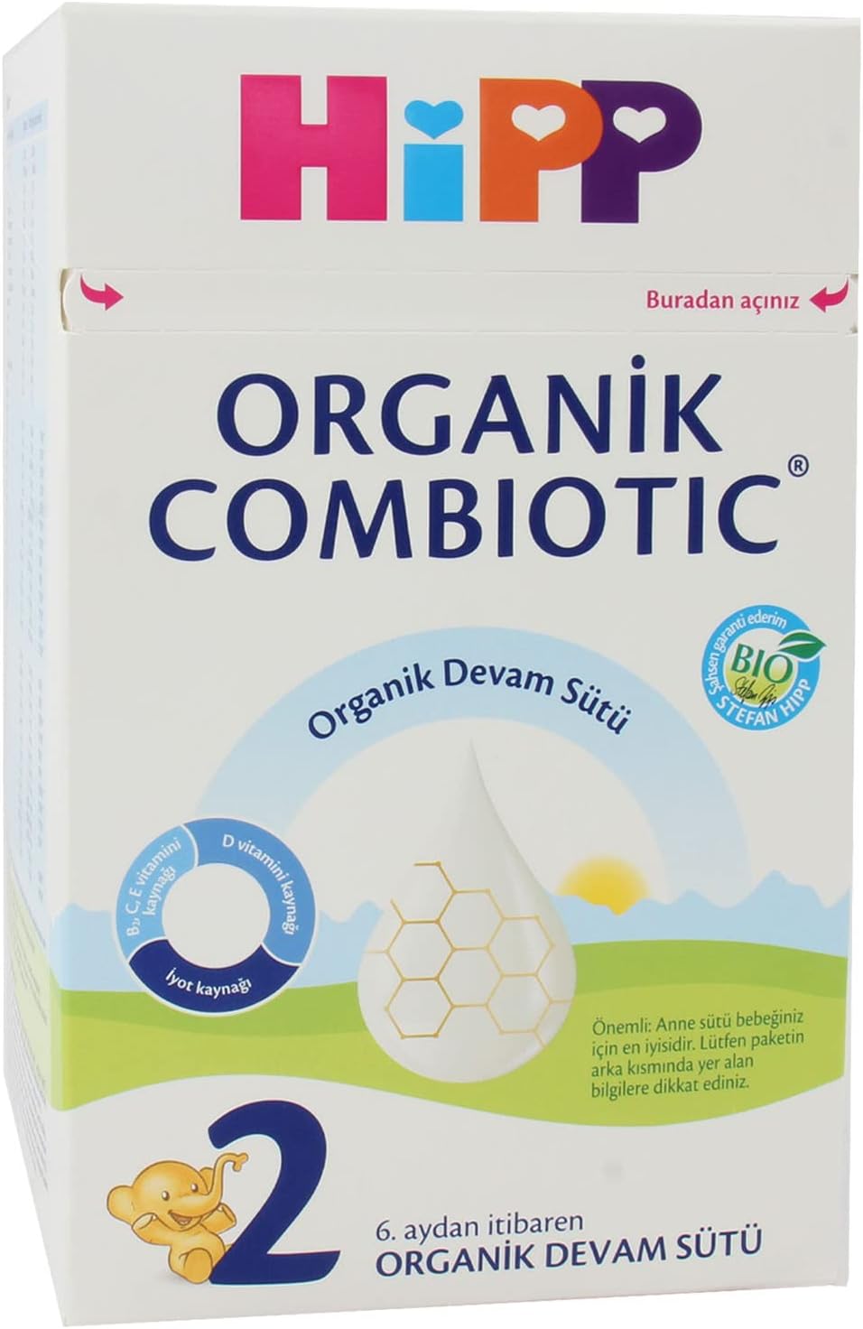 Hipp Organik Combiotic 2 Devam Sütü 800 gr