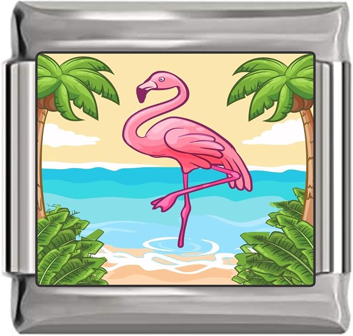 Flamingo Italian Charm