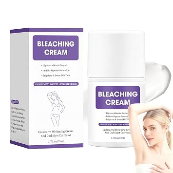 Dark Spot Remover for Body, Vitamin C Whitening Cream for Intimate Areas, Skin Lightening Cream Dark Spot Corrector for Underarms, Knees, Elbows, Inner Thighs & Bikini Line,1.7fl oz