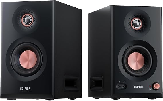 Edifier MR5 Studio Monitors 3-Way Active Speakers, 110W RMS, Black