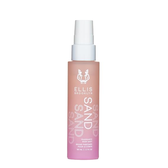 Ellis Brooklyn SAND Fragrance Mist - Gourmand Musk Perfume Mist with Italian Bergamot, Ginger Lily, Vanilla Absolute, Vegan Perfume Made In The USA, 50ml 1.7 Fl Oz