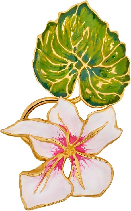 Enamel Cyclamen Brooch