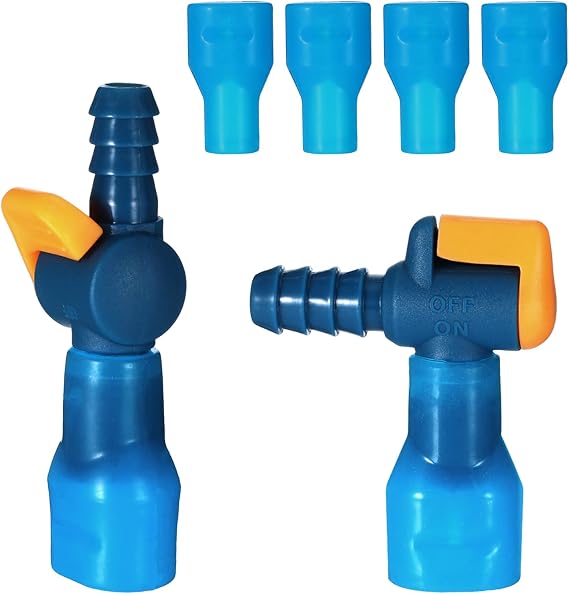 6PCS Bite Valve Mouthpiece Replacement for Water Hydration Bladder