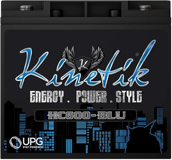 Kinetik HC600BLU 600W 12V Power Cell Replacement Battery for Power Acoustik GT5-2500