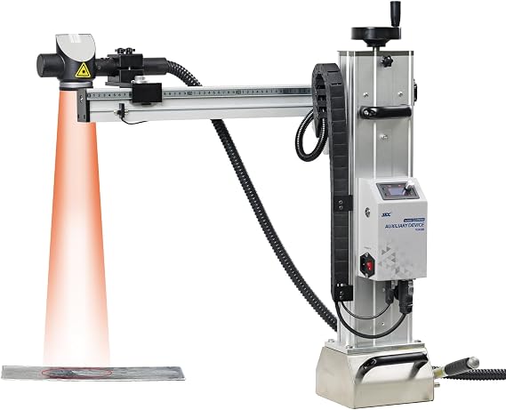 Laser Cleaning Auxiliary Device JF-500 with magnetic base for metal rust, paint,oil removal XZ-axis Travel 500mm & Multi-angle adjustable for laser cleaning