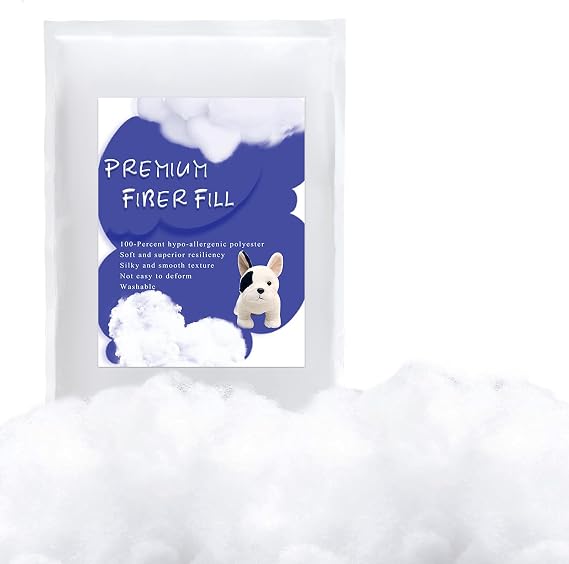 BUTUZE 2.6lb Polyfill Stuffing, Fiberfill for Crafts, Pillow Stuffing | Fiberfill Stuffing for Craft, High Resilience Crochet Stuffing, Stuffing for Pillow, Cotton Batting, Recyclable