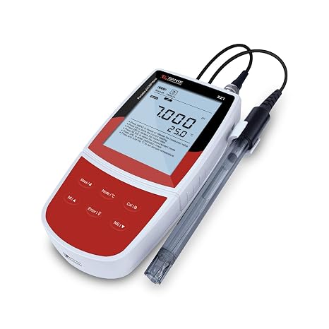 Bante 221 Portable pH ORP Meter | Handheld pH Meter | Equipped with pH and ORP Electrodes | Accuracy 0.002 pH, 0.2 mV | 500 Sets of Data Storage