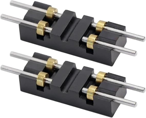 2 Pieces Model Train Track HO Scale Bearing Wheel Accessories Stainless Steel Shaft Suitable for Layout Diorama Display, 2 Pieces