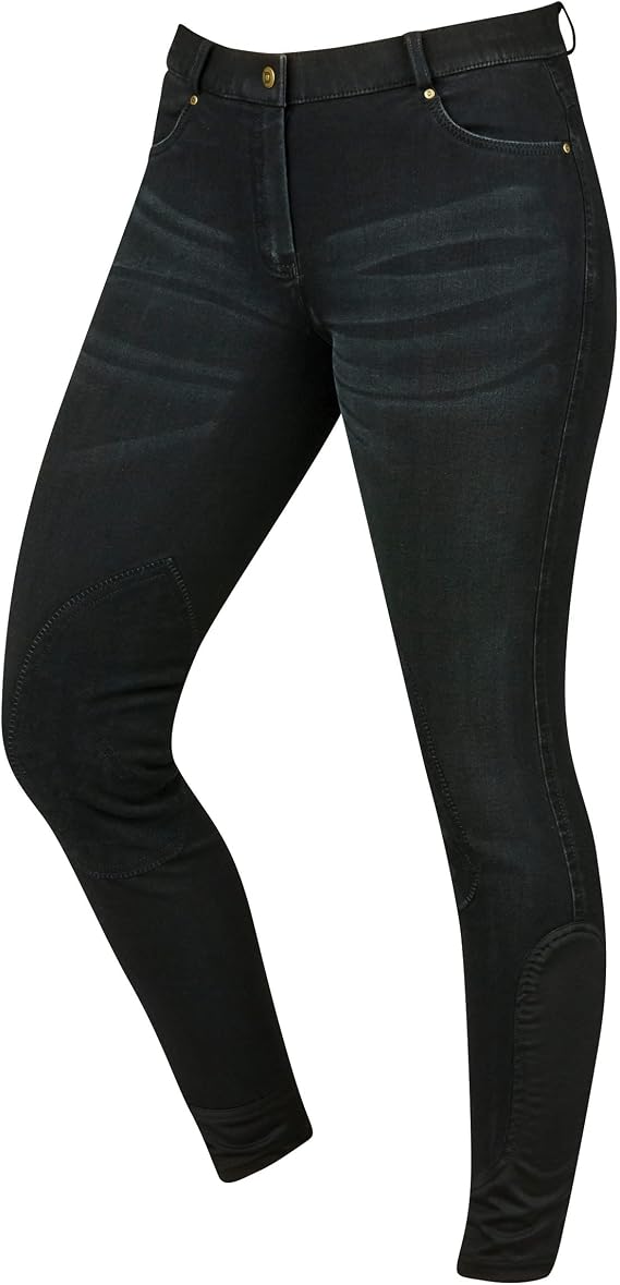 Dublin Shona Knee Patch Denim Breeches