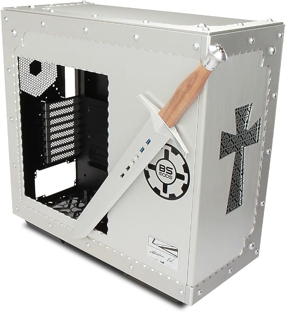 in Win 509 Medieval Metal BSMods E-ATX Full Tower Limited Edition Computer Case Silver
