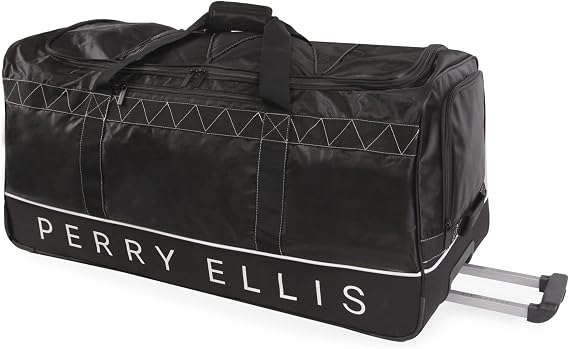 Perry Ellis Men's Extra Large 35" Rolling Duffel Bag-A335