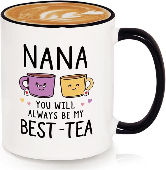Nana Gifts, Birthday Gifts for Nana Mug, Best-Tea