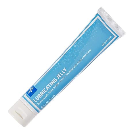 Medline Sterile Lubricating Jelly, Flip Top, Tube, 4 oz