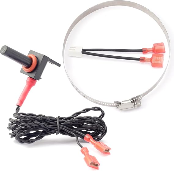 ECS0275 Water Temperature Sensor Compatible with AquaCal Pool Heater Heat Pump, 10K RT Angle Water Temperature Sensor Rreplace STK0127