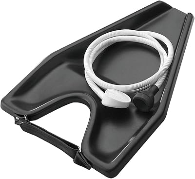 Dompel Washing Tray For Long and Short Hair For Beauty Saloon, Barbershop and Home, includes Faucet with hose Model 327