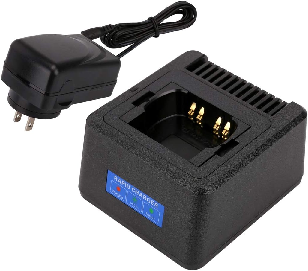 Commountain Rapid Charger for Motorola Radios APX6000 APX6000XE APX6000LI APX7000 APX7000XE APX8000 APX8000XE APX8000H APX8000HXE APX 6000 7000 8000, Fast Charge, Temperature Management