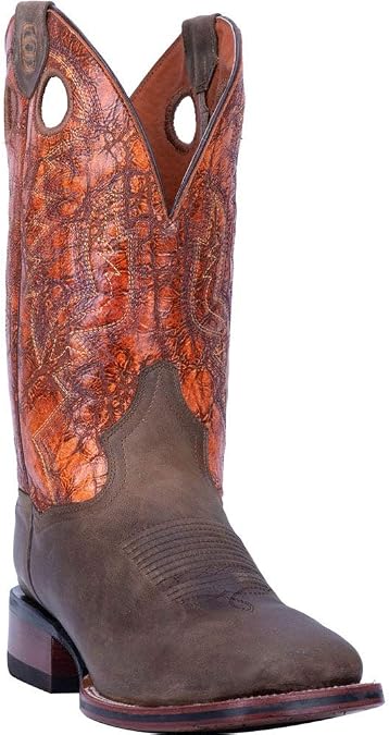 Dan Post Deuce Leather Mens Comfort Square Toe Western Boots DP4560