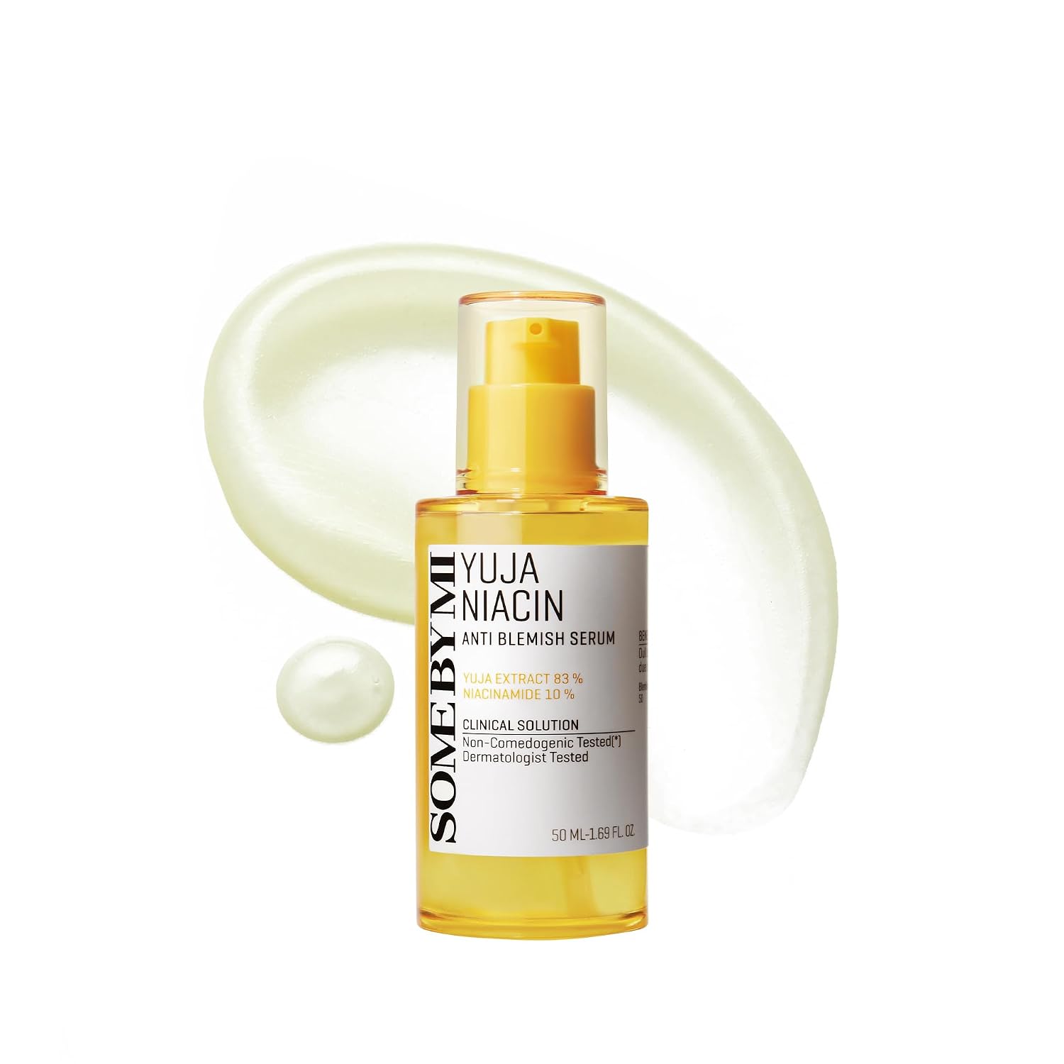 SOME BY MI Yuja Niacin Anti Blemish Serum - 50 ml - With 10% Niacinamide & Vitamin C - For Radiant Complexion & Even Skin - Korean Skin Care