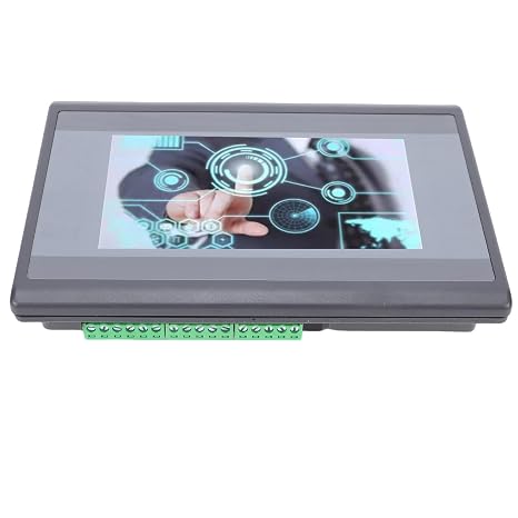 4.3in PLC HMI Touch Screen Programmable Logic Controller with ARM9 CPU - Industrial Automation Solution with MODBUS Support and Multiple Communication Ports
