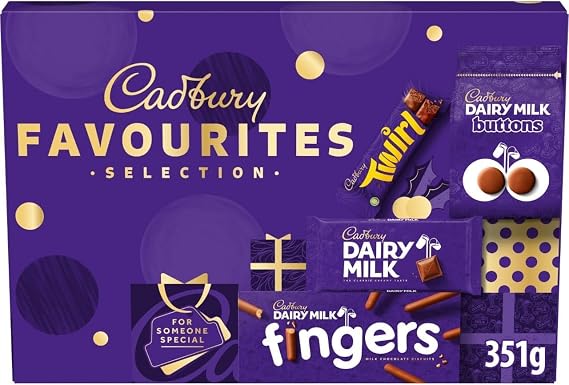 Cadbury Festive Stocking Chocolate Selection Box, 174 g (Pack of 1)