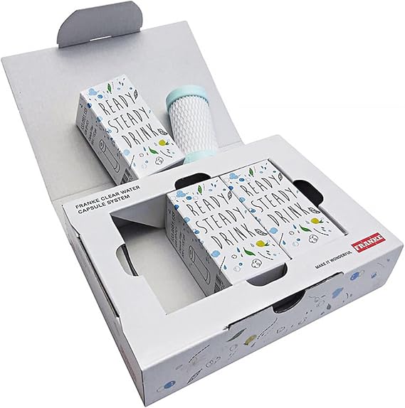 FRANKE 112.0607.498 Set of 3 Vital High Performance Filters Capsule Franke-112.0607, White