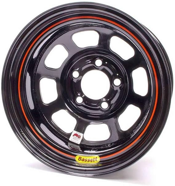 Bassett D-Hole 15x8 in 5x4.75 Black Wheel Rim P/N 58DC1I