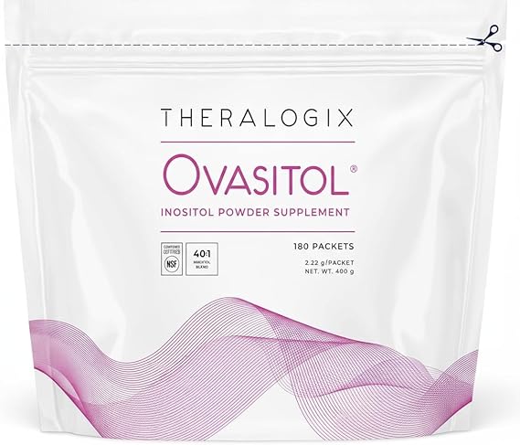Theralogix Ovasitol Packets Fertility & Hormone Health, NSF Certified | A 40:1 blend of myo- and d-chiro-inositol to support fertility, healthy insulin & hormone levels, and menstrual regularity.*