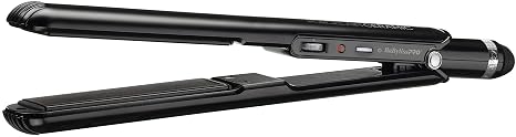 BaBylissPRO Porcelain Flat Iron Hair Straightener, Hair Straightener Iron for Professional Salon Results and All Hair Types