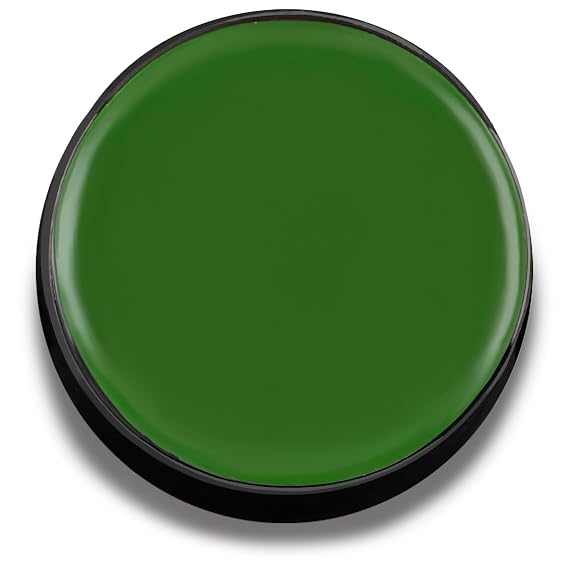 Mehron Makeup Color Cup Greasepaint - GREEN, Face & Body Paint