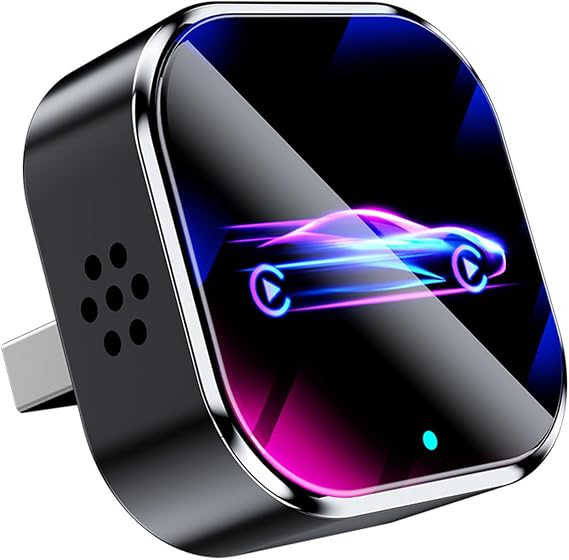 CarPlay Wireless Adapter 2025 Upgrade from Wired CarPlay to Wireless Mini USB Design for Cars with Wired CarPlay Plug and Play Fast and Stable Connection for CarPlay with iPhone