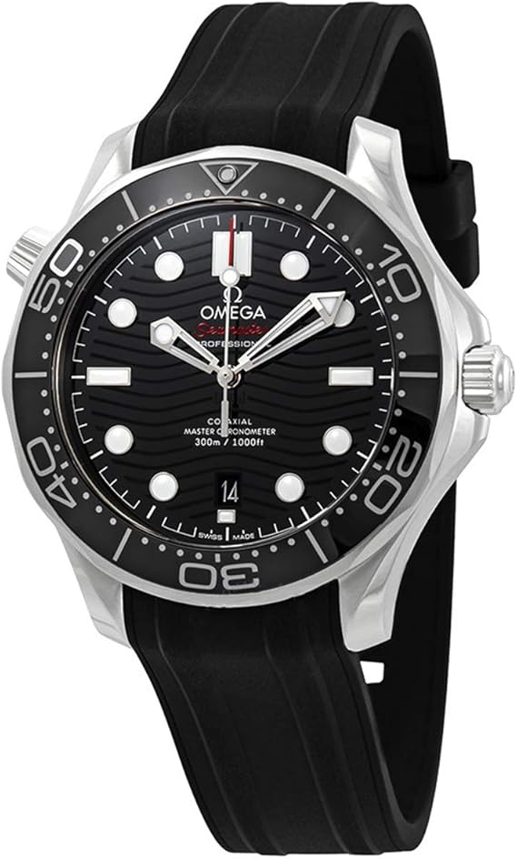 Omega Seamaster Automatic Black Dial Mens Watch 210.32.42.20.01.001, Diver Diving Watch