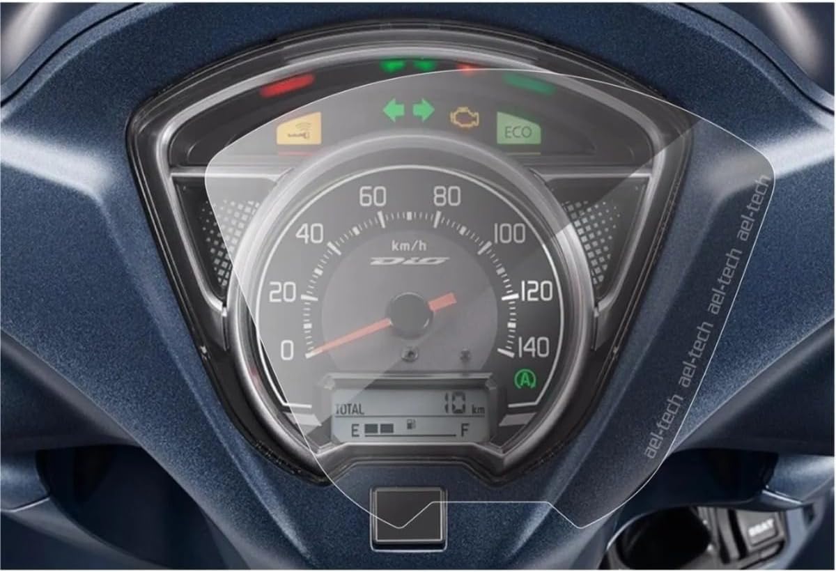 Honda Dio Kilometre Gösterge İle Uyumlu 9H Nano Ekran Koruyucu Film 2020 2024,Şeffaf