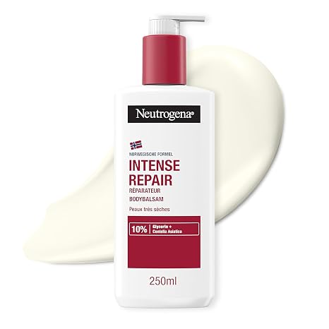 Neutrogena Norwegian Formula Intense Repair Cica Body Balm 250ml Repairing CICA body balm body lotion for instant relief and more moisture for very dry rough skin