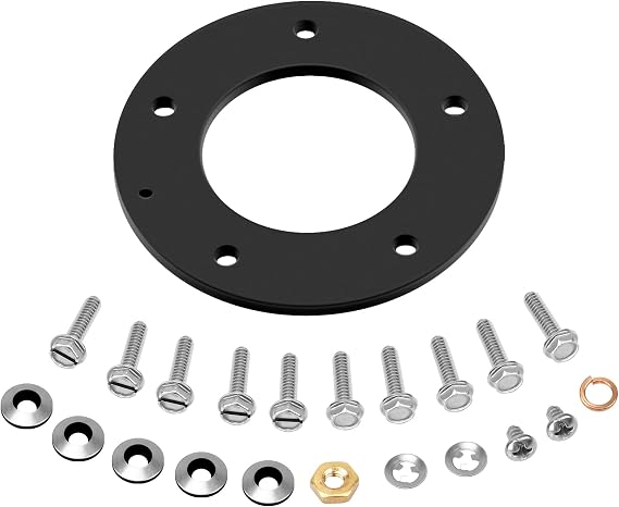 Gasket for Fuel Tank Sending Unit for Moeller Marine 035728-10, Fuel Sending Unit Gasket Fuel Sender Gasket Marine, Fuel Sender Gasket Gasket Kit, 5 Hole, Electric and Mechanical