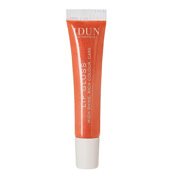 IDUN Minerals Lip Gloss - Soft, Creamy Formula for Velvet Soft, Shiny Pout - Intense Vitamin E Hydration for Dry, Chapped Lips - Non-Sticky, Long Lasting Pigment - 012 Mary - 0.27 oz
