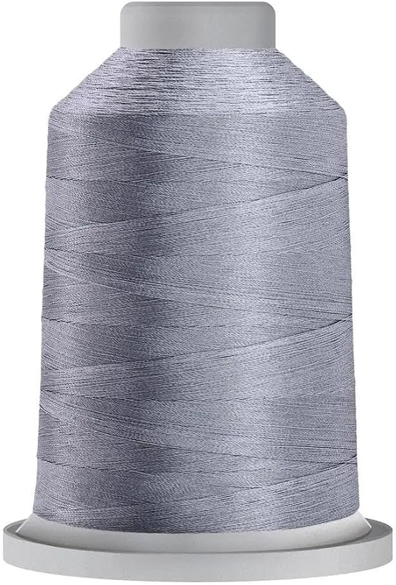 Glide Thread Trilobal Polyester No. 40-5000 Meter Spool - 10536 Silver