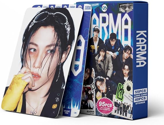 Stray Kids Photocards, 55pcs Stray Kids Lomo Cards, 40pcs SKZ Stickers, SKZ Photocards, Must-Have for Fans