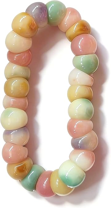 Fidget Bracelet Bodhi Seed Bracelets Anxiety Fidget Bracelets Protection Healing Stretch Alleviate Anxiety Stress Protection Healing Bodhi Jewelry Gifts for Women Men