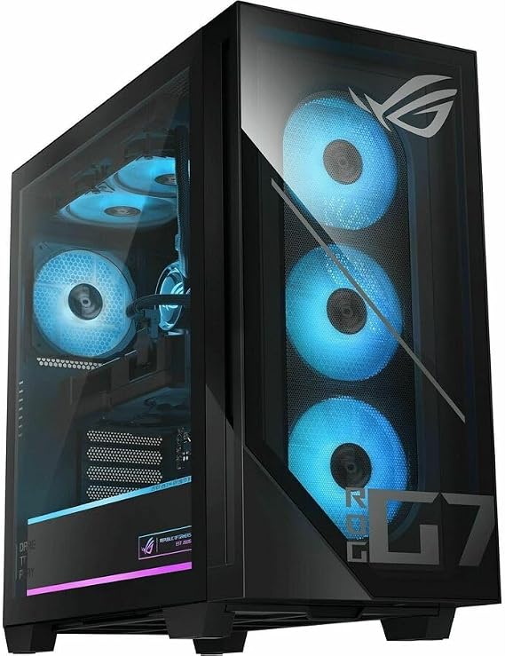 ASUS ROG G700 (2026) Gaming Desktop PC, Intel CoreTM Ultra 7 265KF Processor, NVIDIA GeForce RTXTM 5070Ti, 1TB M.2 NVMeTM PCIe 4 SSD, 16GB DDR5 RAM, Windows 11 Home, G700TF-DB774Ti