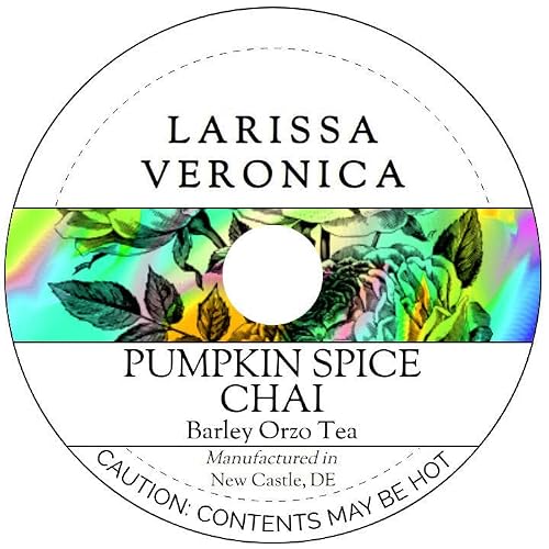 Pumpkin Spice Chai Barley Orzo Tea Single Serve K-Cup Pods 12 pods, ZIN: 578373 - 2 Pack