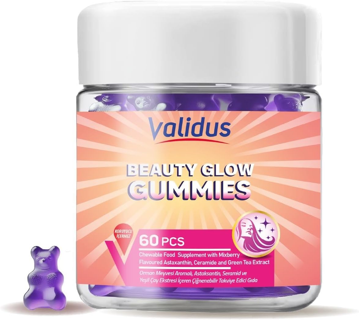Validus Ceramide 60 Mg Astaxantin 12 Mg 60 Gummies