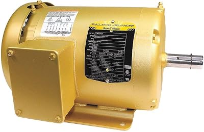 1 HP General Purpose Motor, 3-Phase, 1760 Nameplate RPM, Voltage 208-230460, Frame 143T - EM3546T